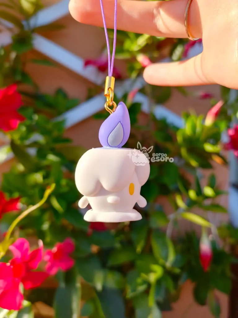 Litwick Pokémon Ghost Type Flat Keychain