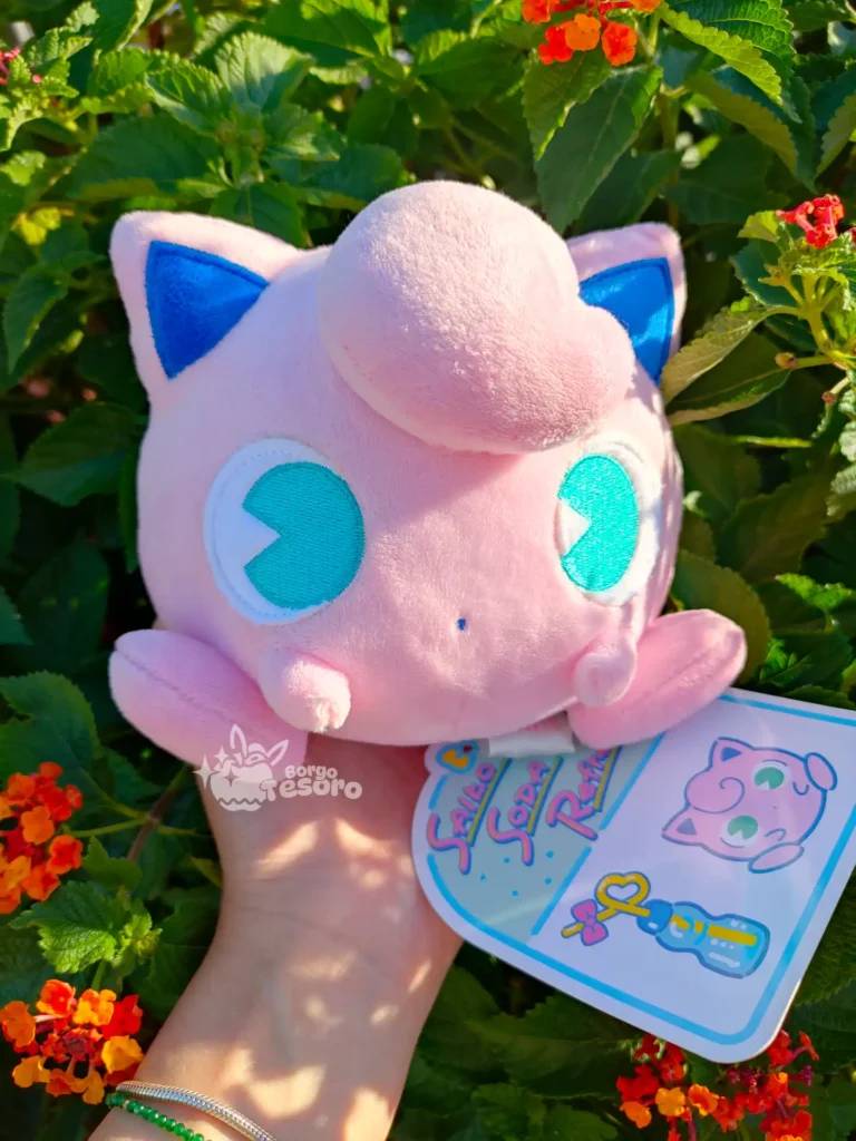 Jigglypuff Pokémon Saiko Soda Refresh Peluche