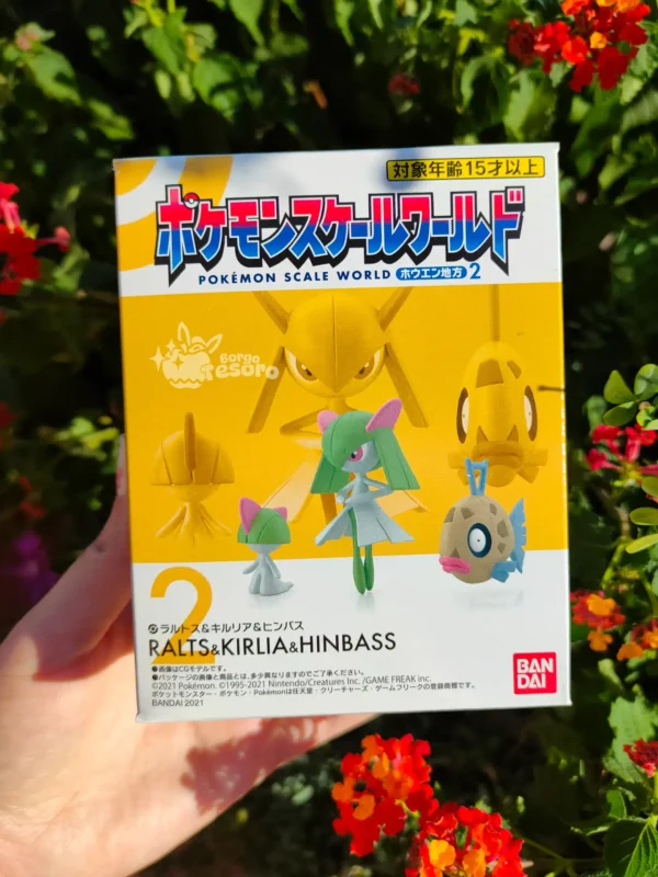 Ralts, Kirlia & Feebas Pokémon Scale World Figure
