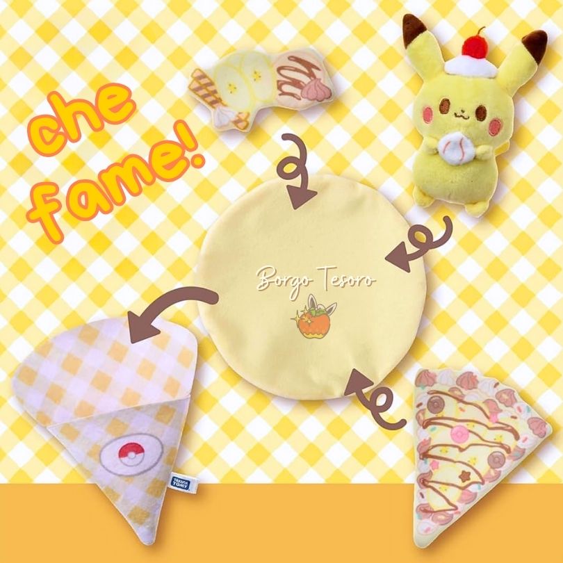 Pikachu Peluche Crêpe - immagine 2