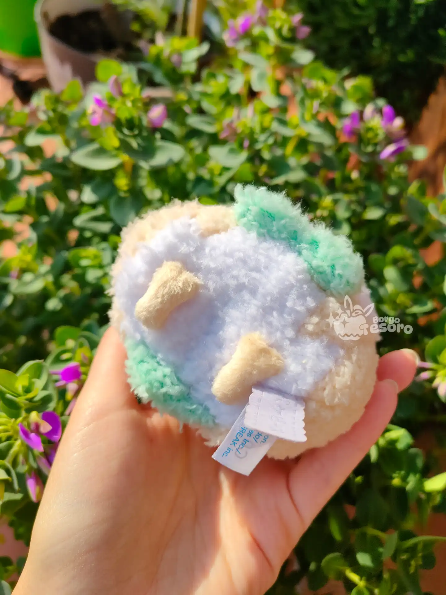 Rowlet Pokémon Poképeace Fluffy Peluche Keychain - immagine 5