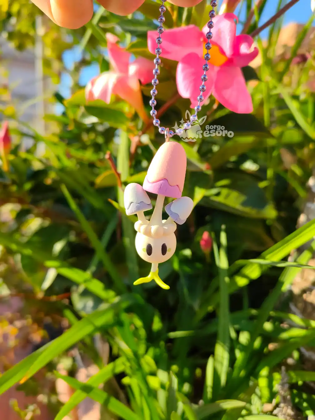 Morelull Pokémon Glowing Keychain