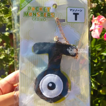 Unown T Pokémon Peluche Keychain