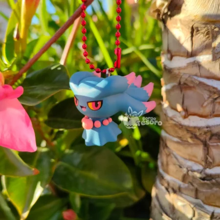 Misdreavus Pokémon Glowing Keychain