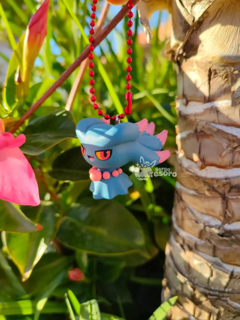 Misdreavus Pokémon Glowing Keychain