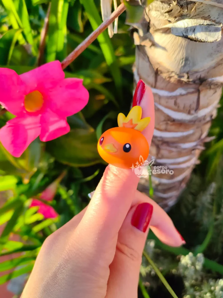 Torchic Anellino Pokémon Decorativo