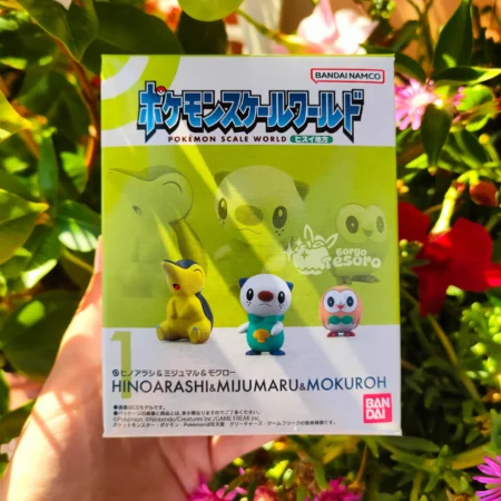 Cyndaquil, Oshawott & Rowlet Pokémon Scale World Figure