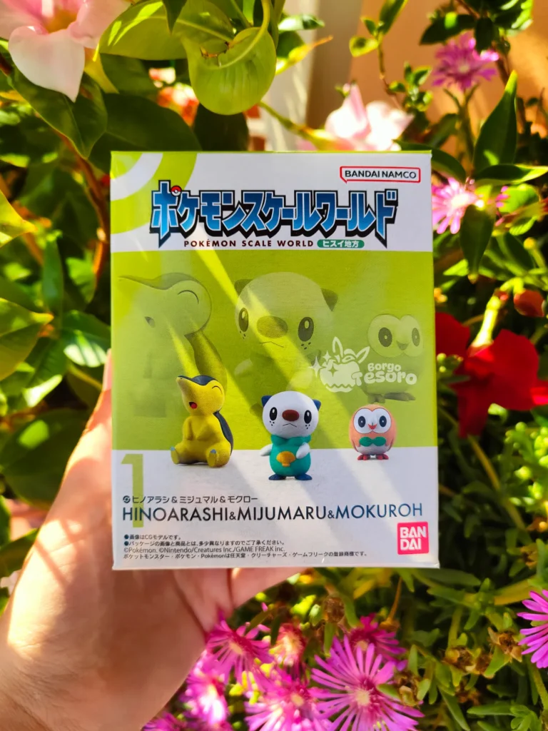 Cyndaquil, Oshawott & Rowlet Pokémon Scale World Figure
