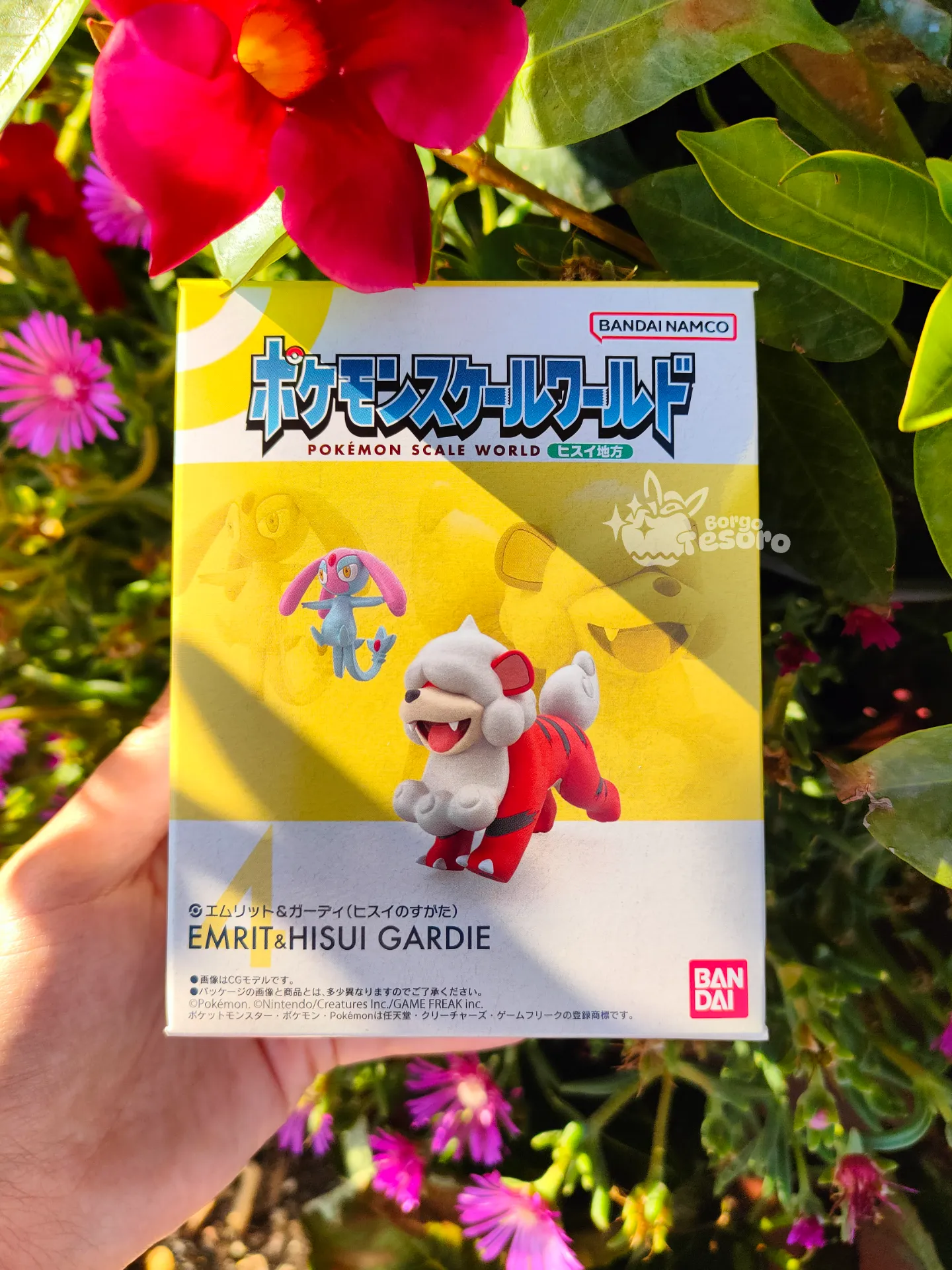 Growlithe di Hisui & Mesprit Pokémon Scale World Figure