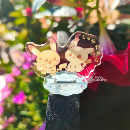 Mimikyu & Pikachu Pokémon Poképeace Stand