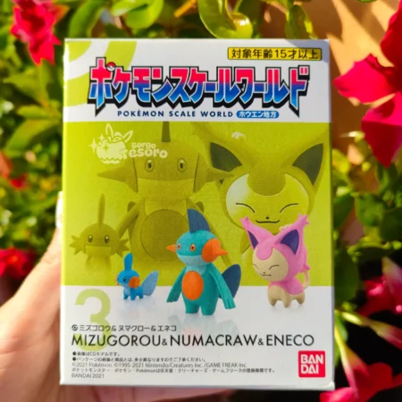 Mudkip, Marshtomp & Skitty Pokémon Scale World Figure