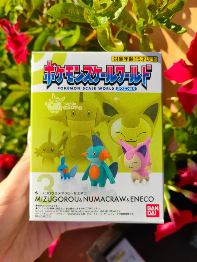 Mudkip, Marshtomp & Skitty Pokémon Scale World Figure