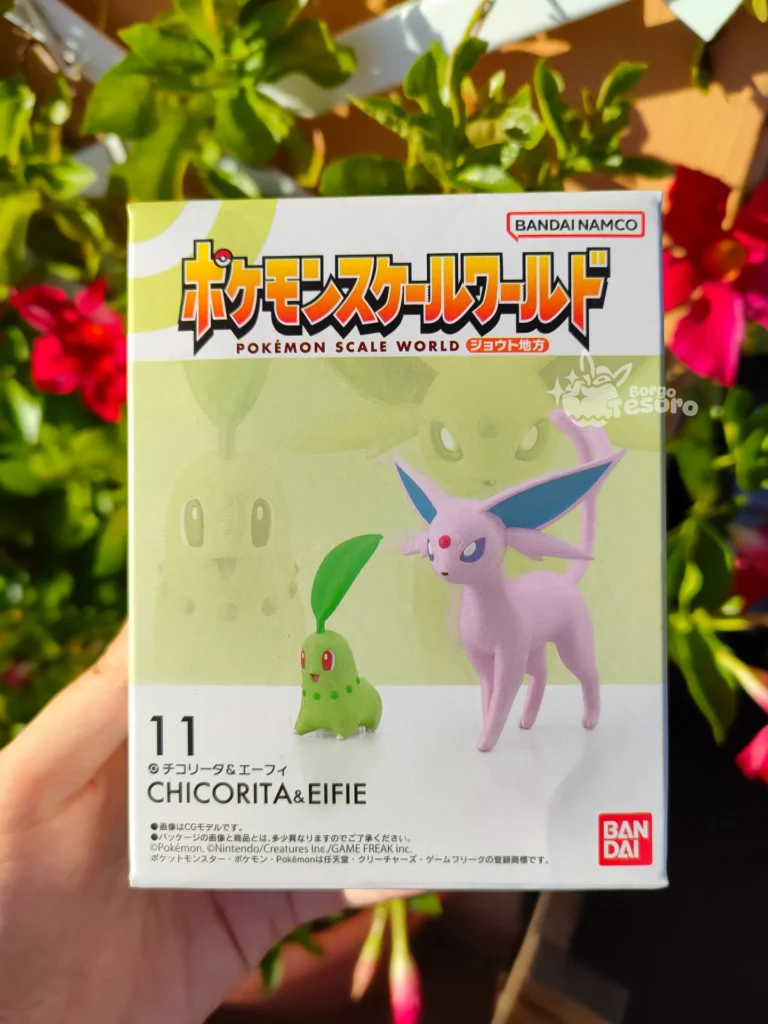Espeon & Chikorita Pokémon Scale World Figure