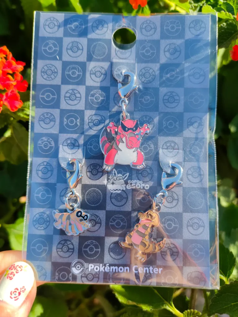 Sandile, Krokorok & Krookodile Pokémon Metal Charm