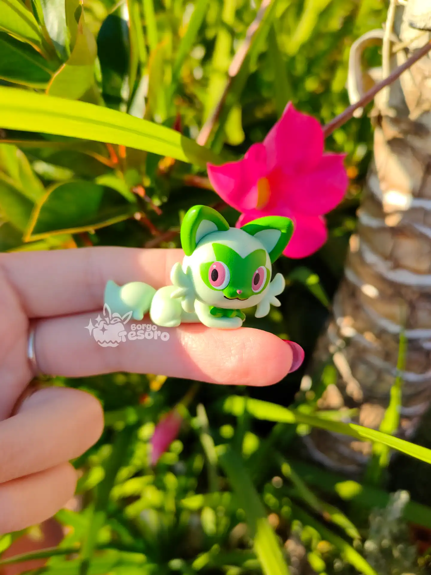 Sprigatito Pokémon Hide & Seek Figure - immagine 3