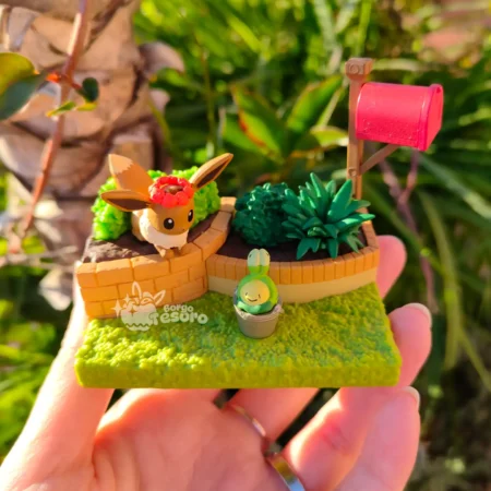 Eevee & Budew Pokémon Garden Rement