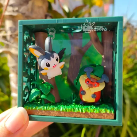 Emolga & Kricketot Pokémon Deep Woods Rement