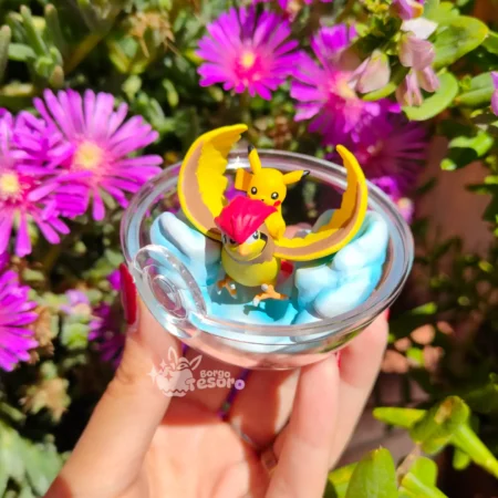 Pidgeotto & Pikachu Pokémon Rement Terrarium