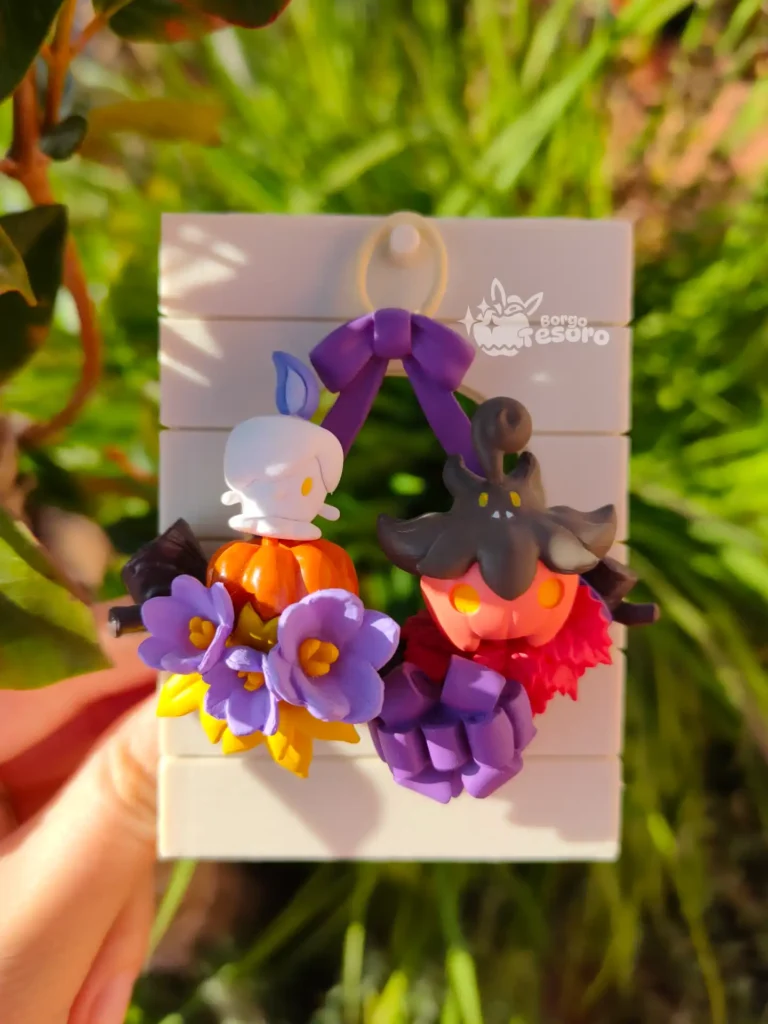 Pumpkaboo & Litwick Pokémon Wreath Rement