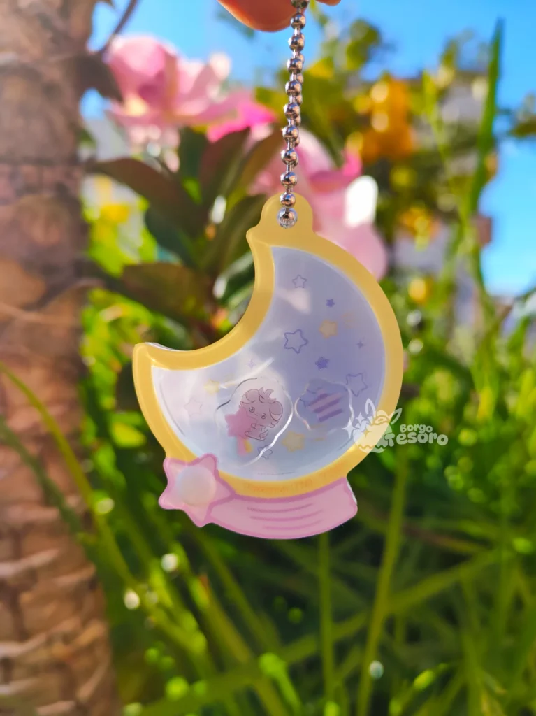 Espurr Pokémon Starry Night Keychain