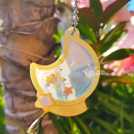 Pikachu Pokémon Starry Night Keychain