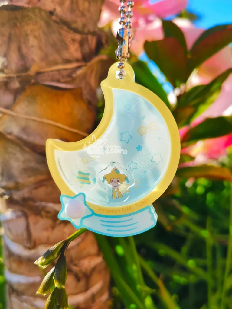 Jirachi Pokémon Starry Night Keychain