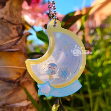Piplup Pokémon Starry Night Keychain