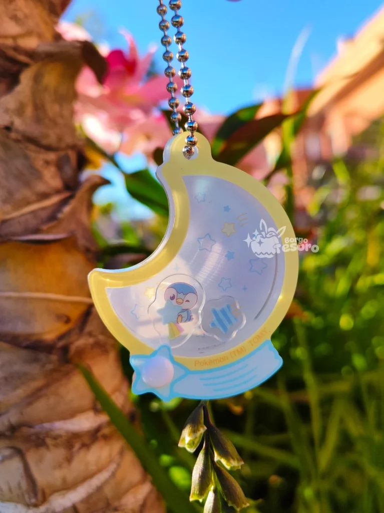Piplup Pokémon Starry Night Keychain