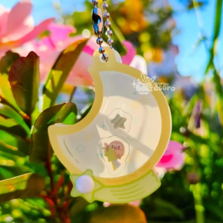 Rowlet Pokémon Starry Night Keychain