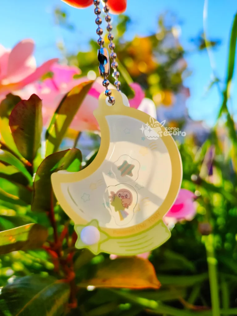 Rowlet Pokémon Starry Night Keychain
