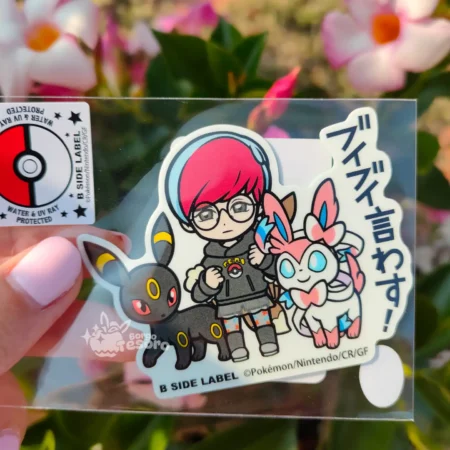 Penny, Umbreon & Sylveon Pokémon B-Side Label Sticker