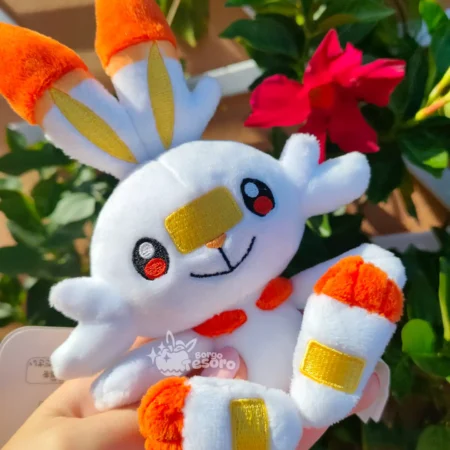 Scorbunny Pokémon Keychain Peluche