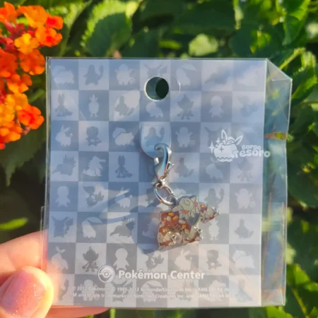 Heatran Pokémon Vintage Metal Charm