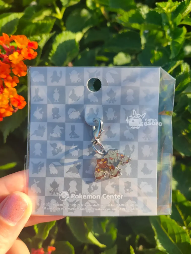 Heatran Pokémon Vintage Metal Charm