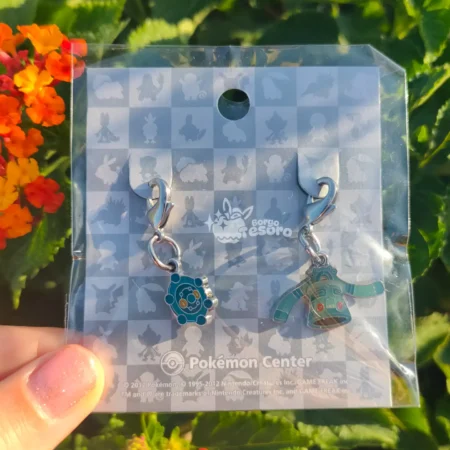 Bronzor & Bronzong Pokémon Vintage Metal Charm