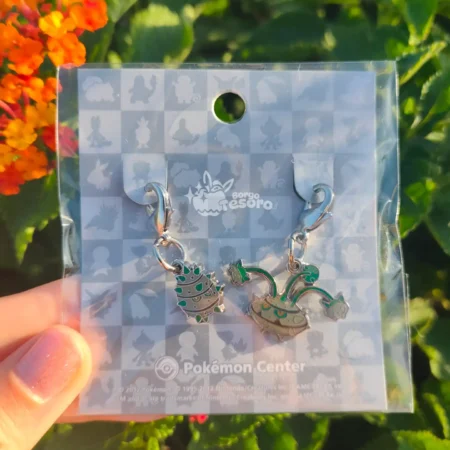 Ferroseed & Ferrothorn Pokémon Vintage Metal Charm