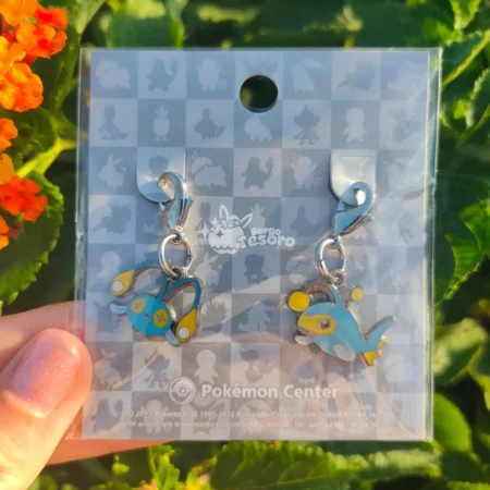 Chinchou & Lanturn Pokémon Vintage Metal Charm