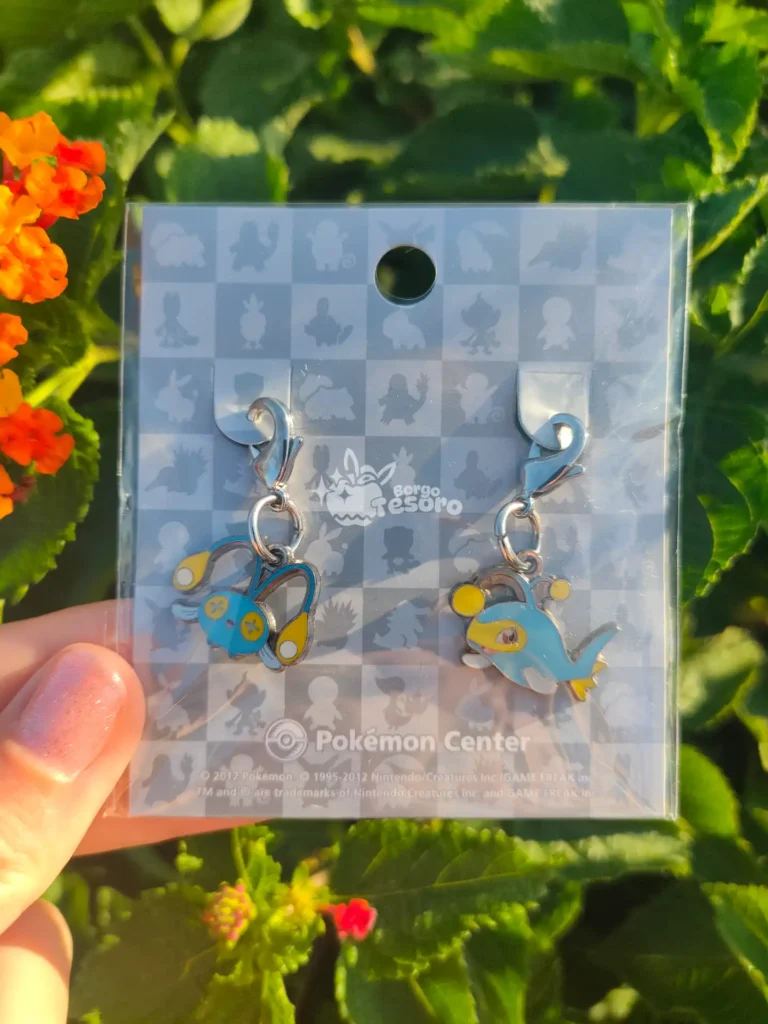 Chinchou & Lanturn Pokémon Vintage Metal Charm