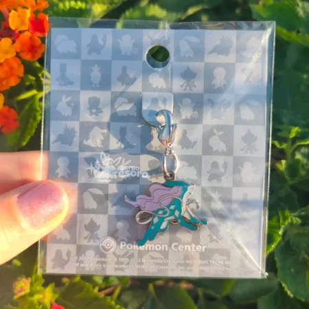 Suicune Pokémon Vintage Metal Charm