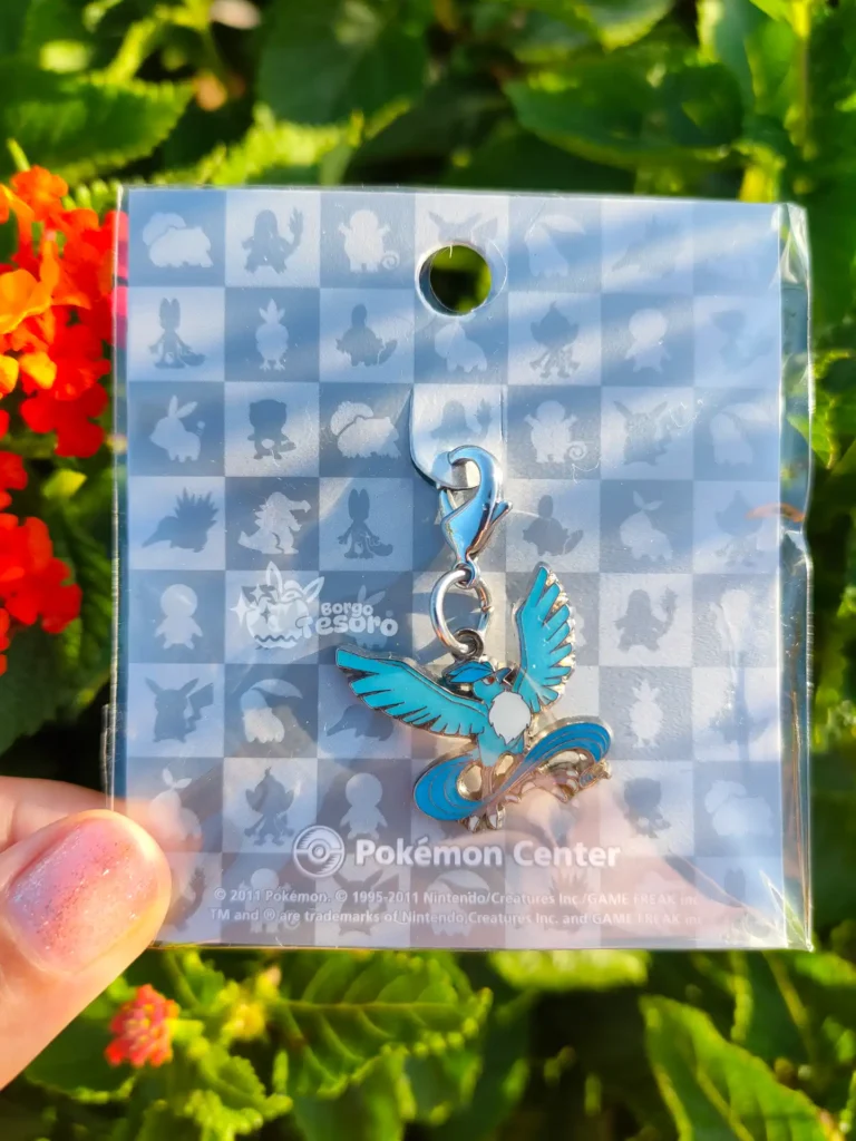 Articuno Pokémon Vintage Metal Charm