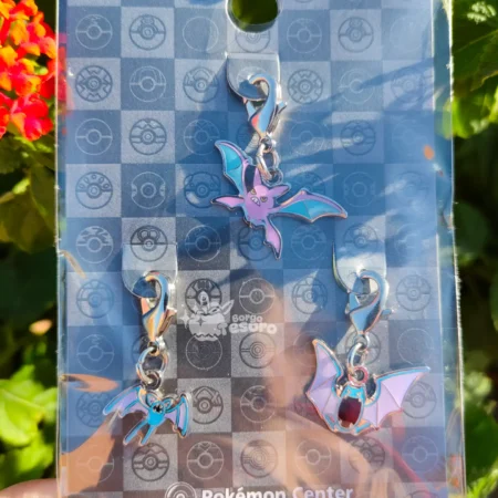 Zubat, Golbat & Crobat Pokémon Metal Charm