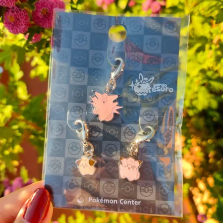 Cleffa, Clefairy & Clefable Pokémon Metal Charm