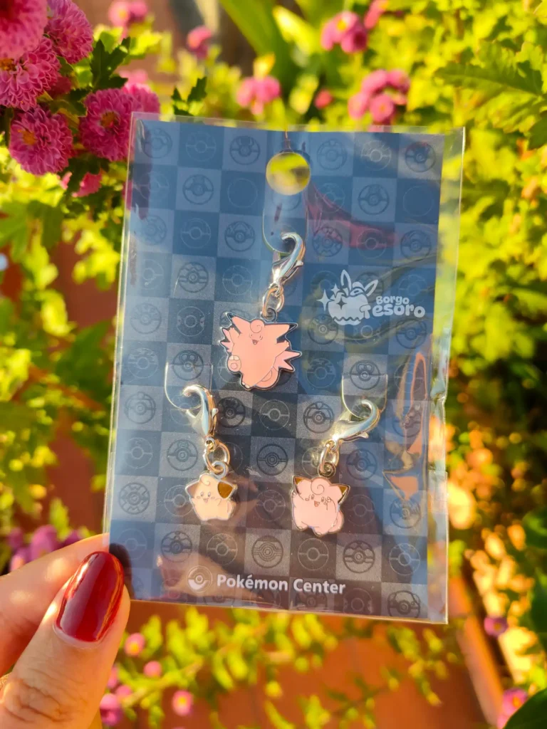 Cleffa, Clefairy & Clefable Pokémon Metal Charm