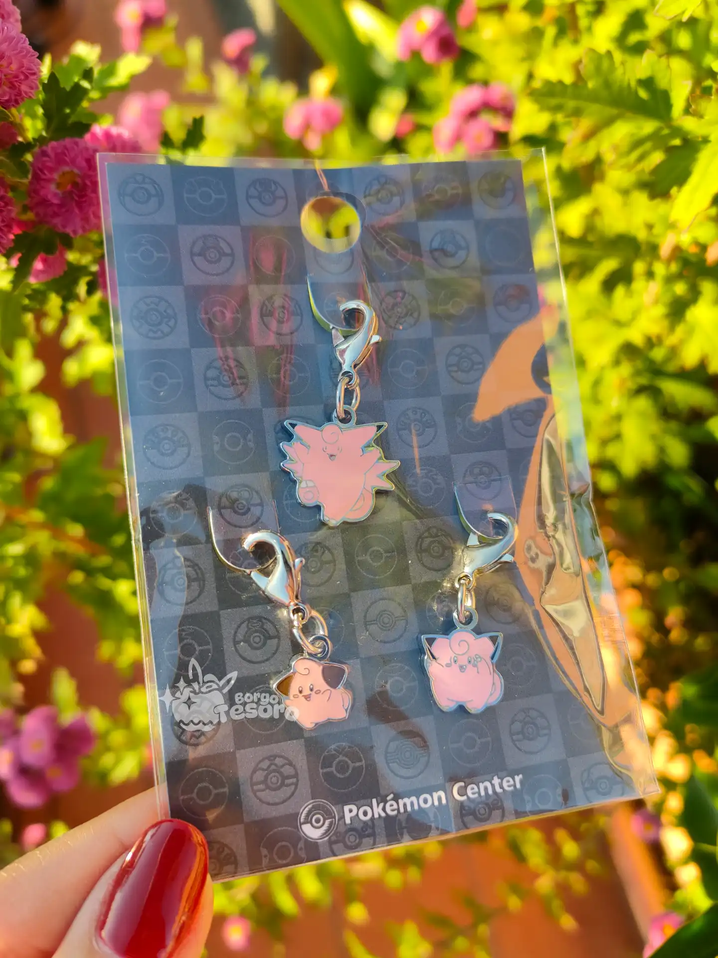 Cleffa, Clefairy & Clefable Pokémon Metal Charm - immagine 3