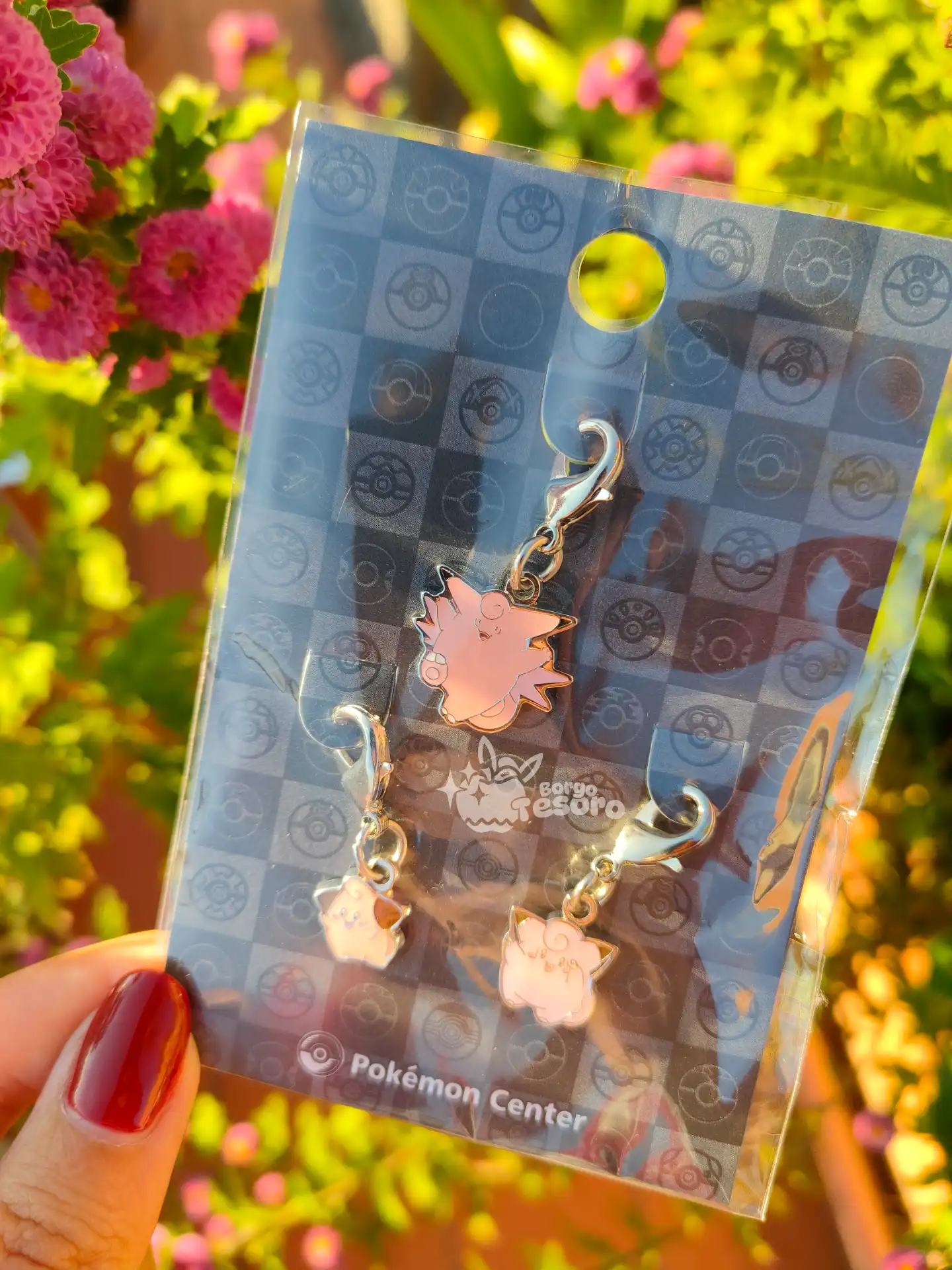 Cleffa, Clefairy & Clefable Pokémon Metal Charm - immagine 2