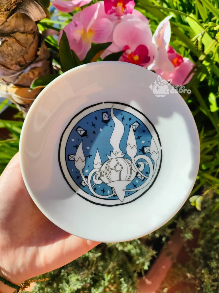 Chandelure Piattino Pokémon Ghost Collection