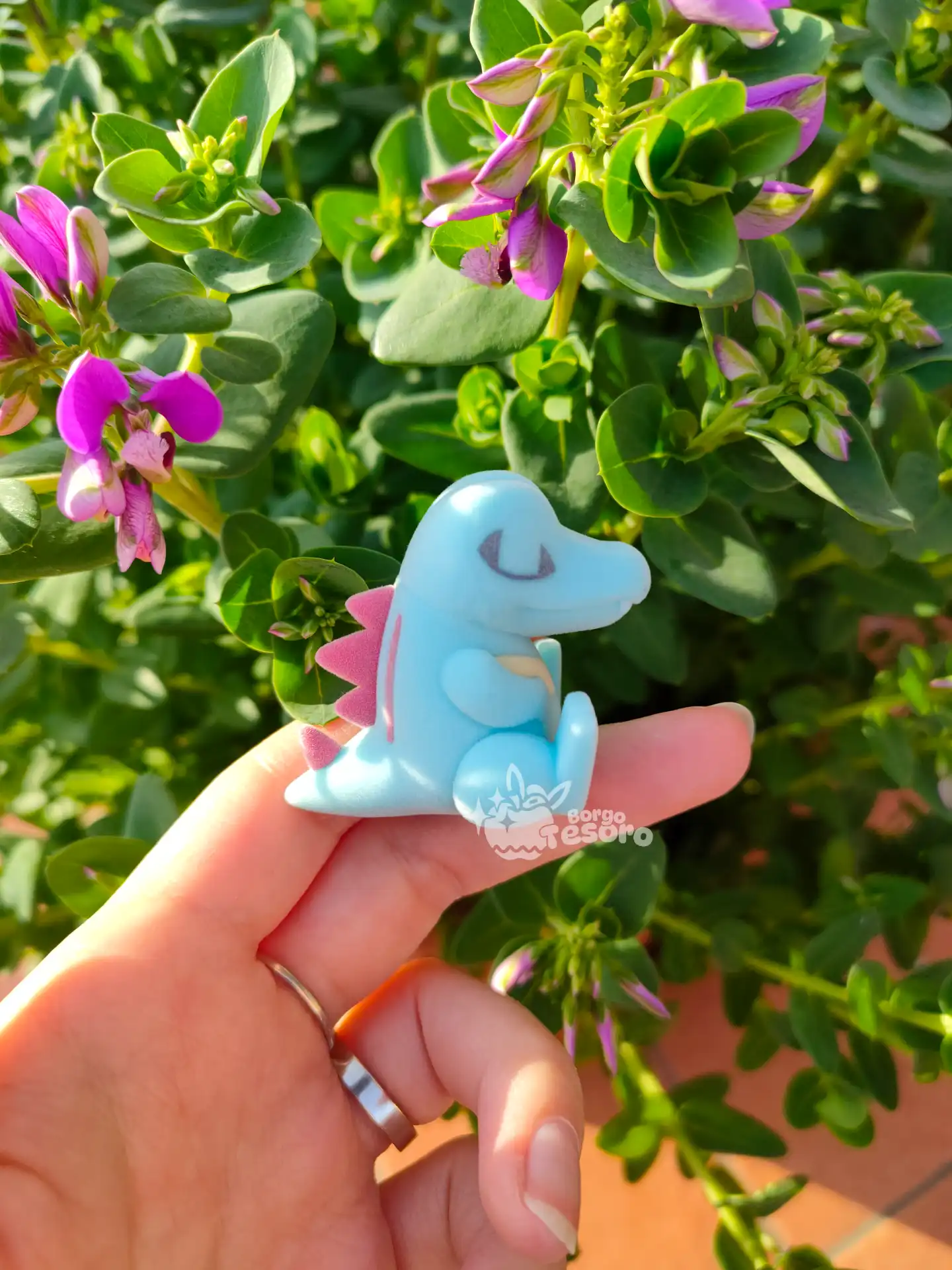 Totodile Pokémon Sleep Flocked Figure - immagine 3
