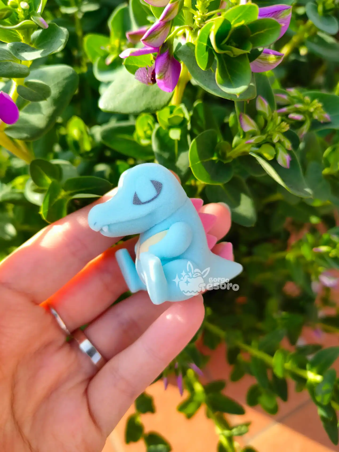 Totodile Pokémon Sleep Flocked Figure - immagine 2