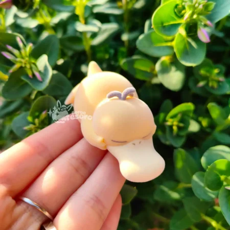 Psyduck Pokémon Sleep Flocked Figure