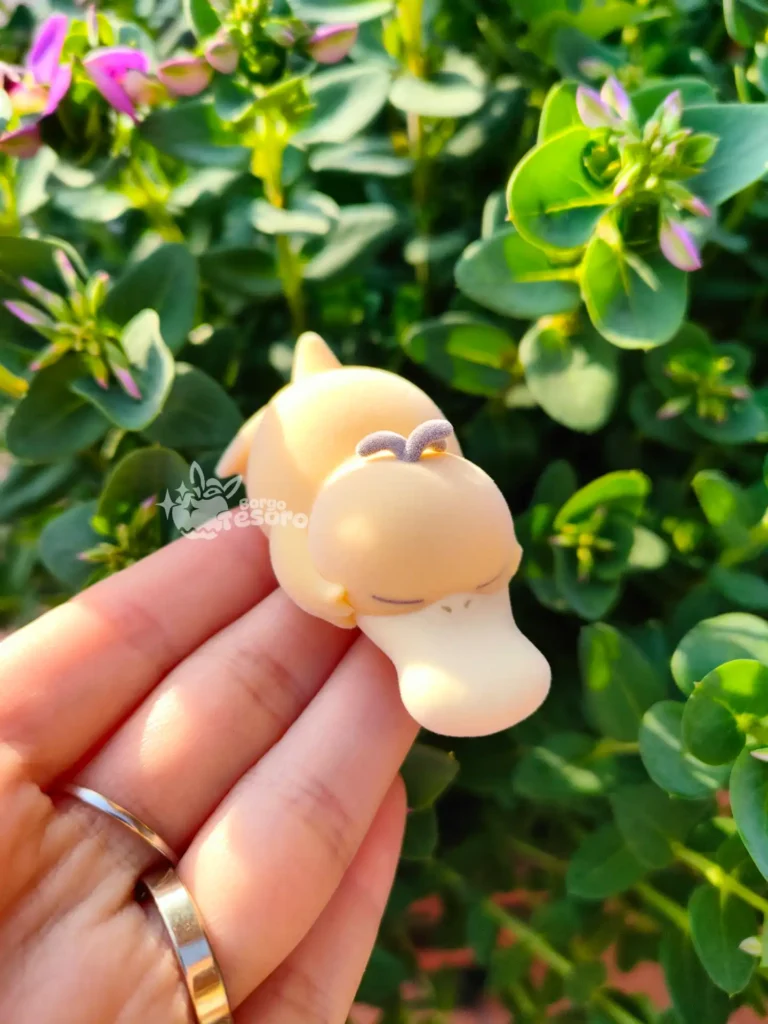 Psyduck Pokémon Sleep Flocked Figure